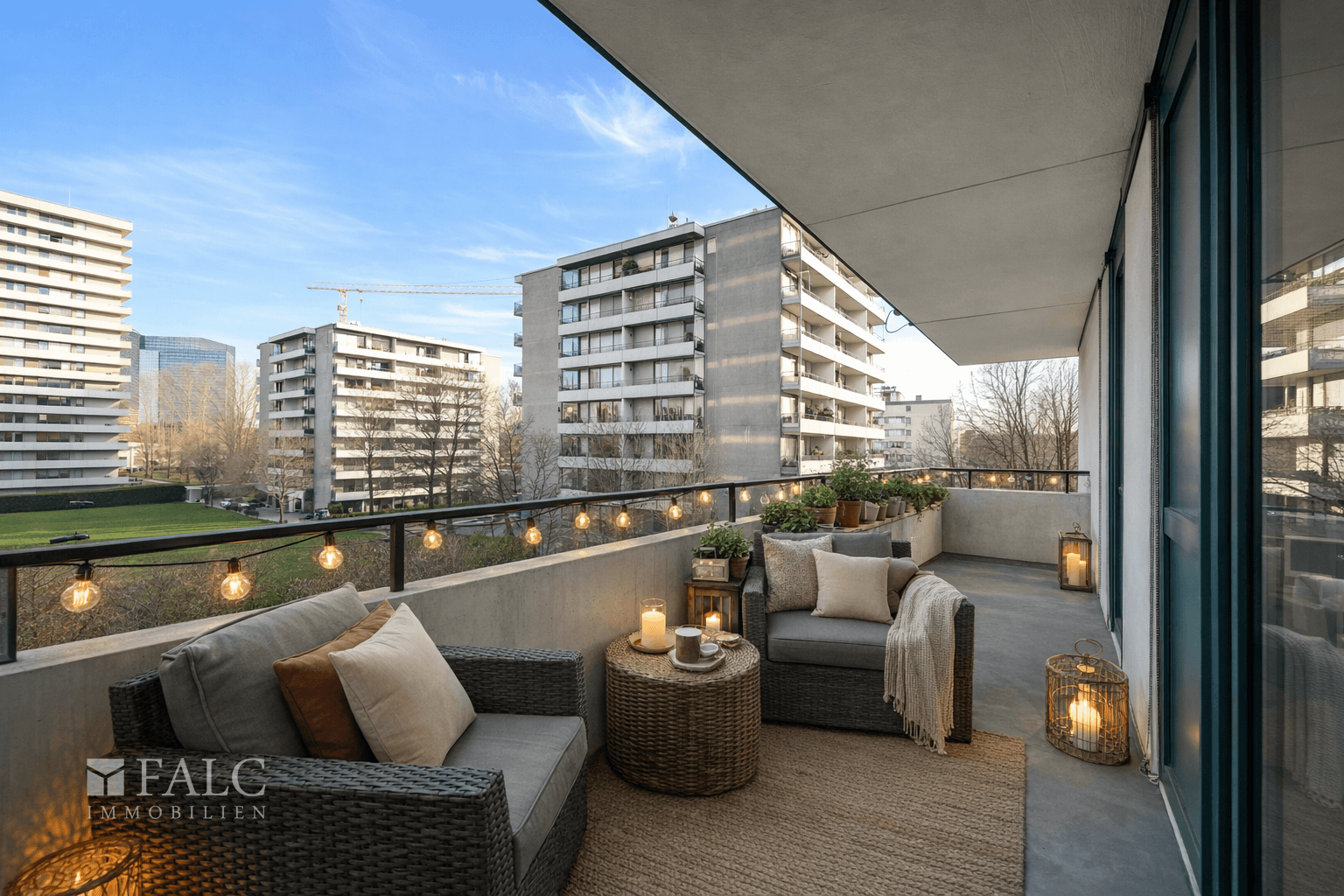 Einrichtungsbeispiel Balkon